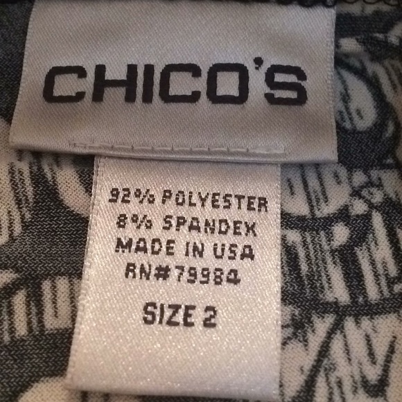 Chicos floral wrap top - Picture 3 of 3